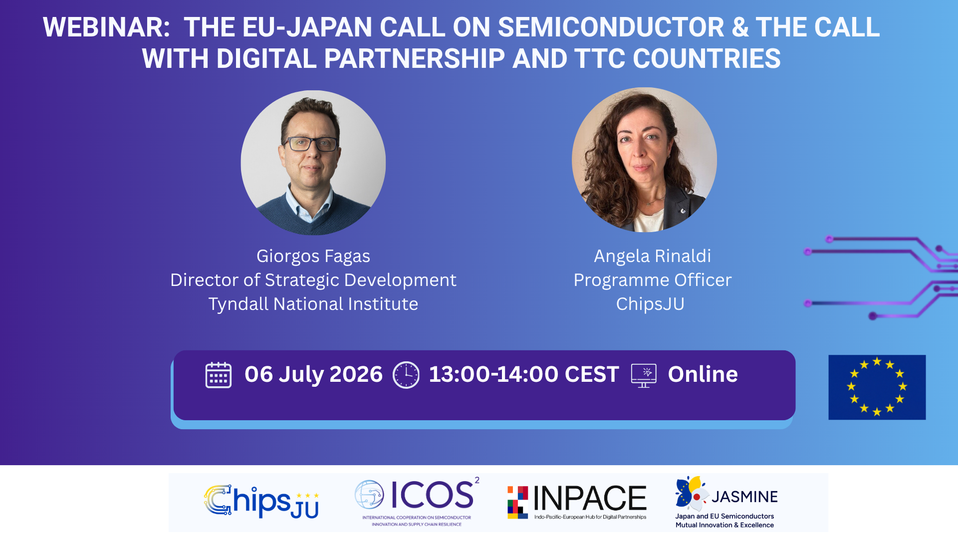 Webinar - Information session on 2 future calls: EU-Japan & Digital partnership EU-TTC countries